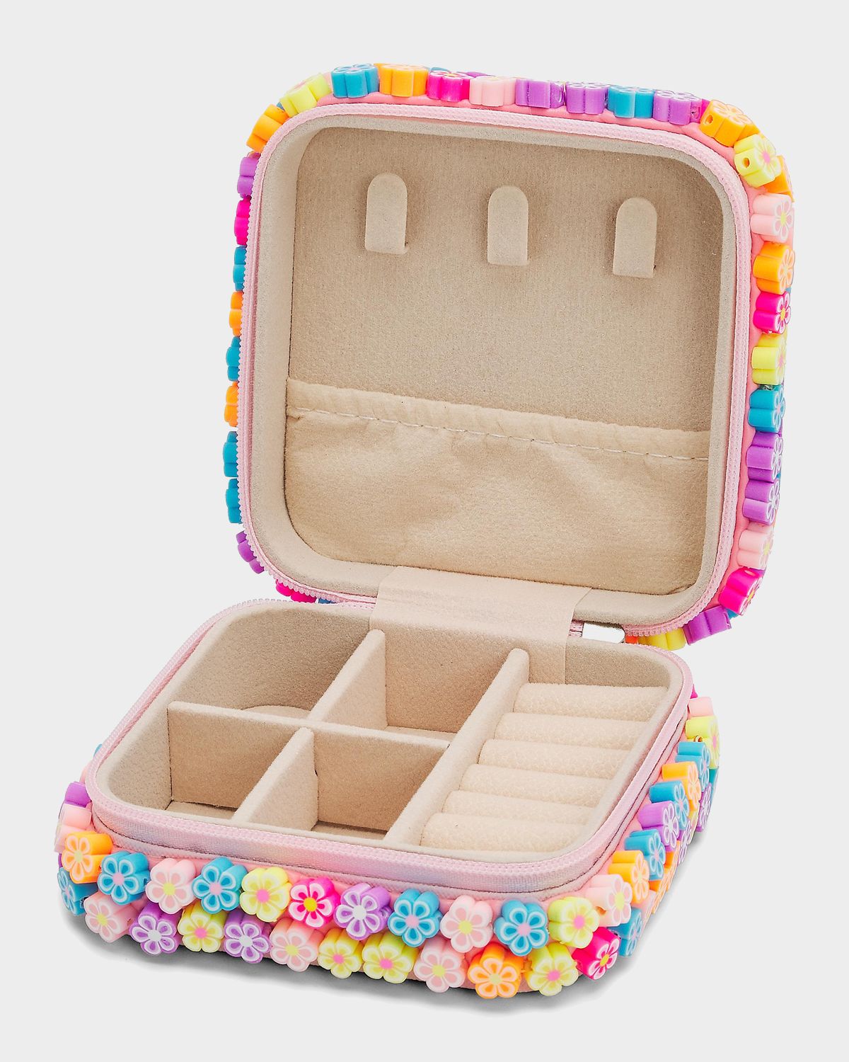 Bari Lynn Girl 's Flower Charm Jewelry Box