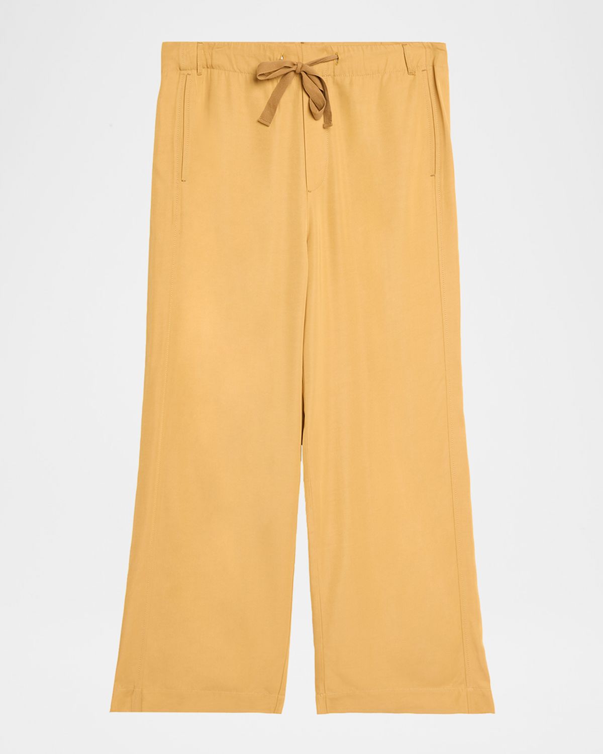 Sanderlak Men 's Viscose Wide-Leg Drawstring Pants | Thumbnail 6 Sanderlak Men 's Viscose Wide-Leg Drawstring Pants | Thumbnail 6