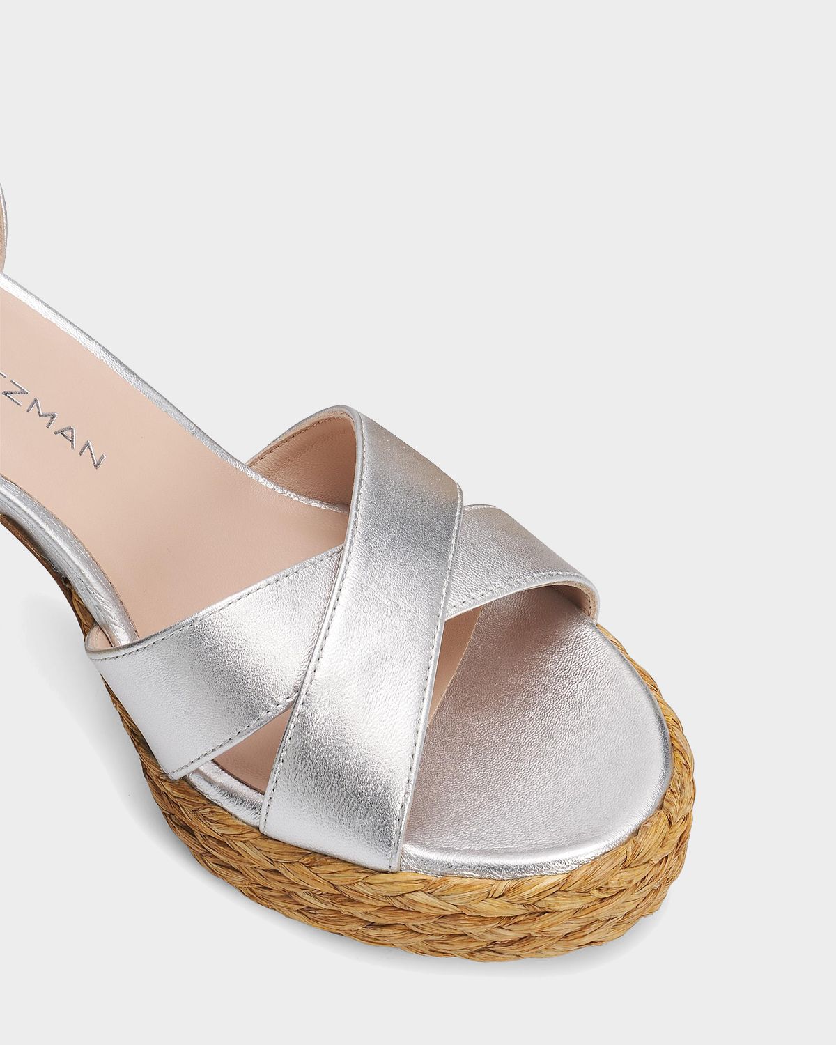 Stuart Weitzman 80mm Dayna Metallic Leather Platform Sandals | Thumbnail 5 Stuart Weitzman 80mm Dayna Metallic Leather Platform Sandals | Thumbnail 5