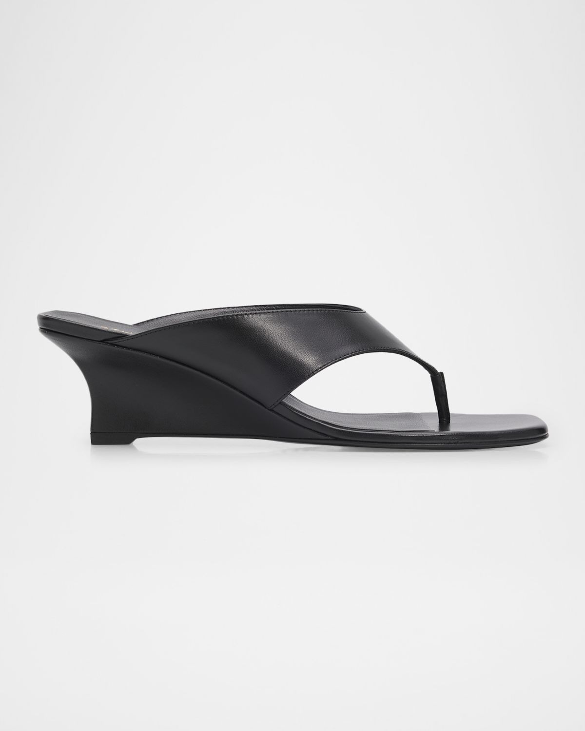 Stuart Weitzman 50mm Vinnie Leather Thong Sandals | Thumbnail 7
