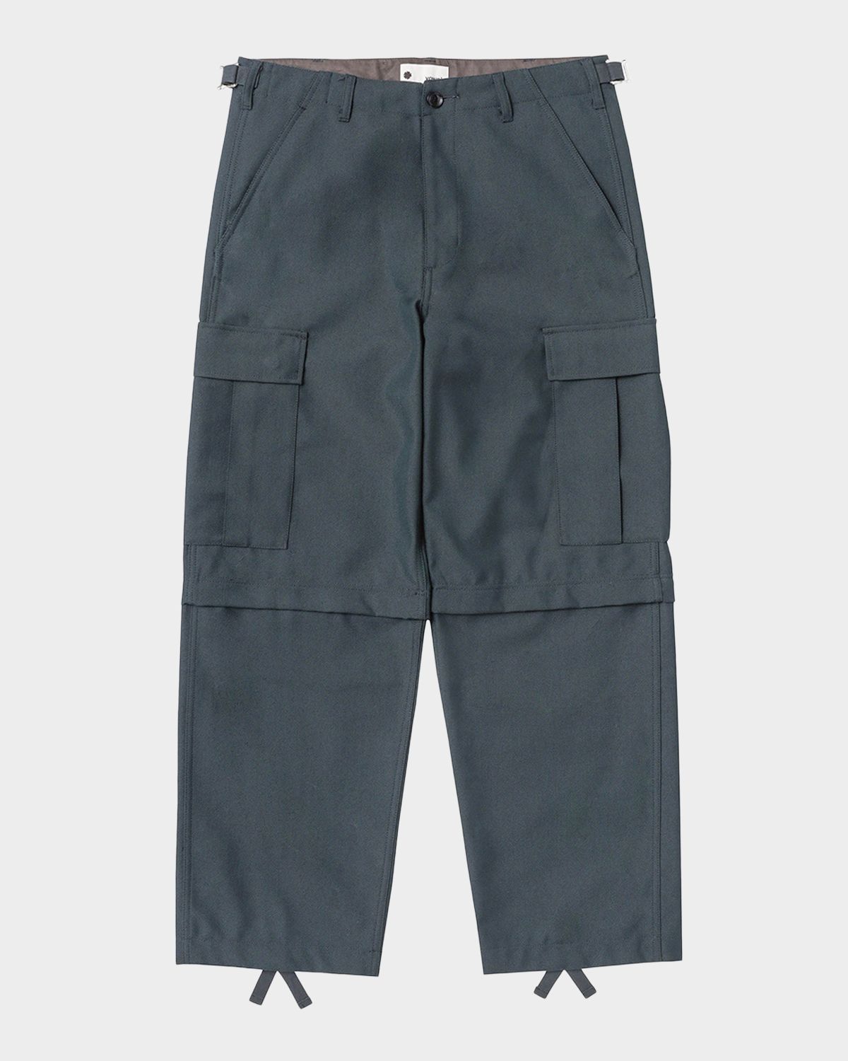 vowels Men 's Chambray Convertible Cargo Pants