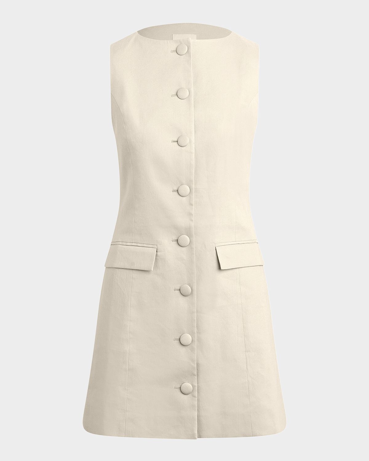 Favorite Daughter The Cece Linen-Blend Mini Dress