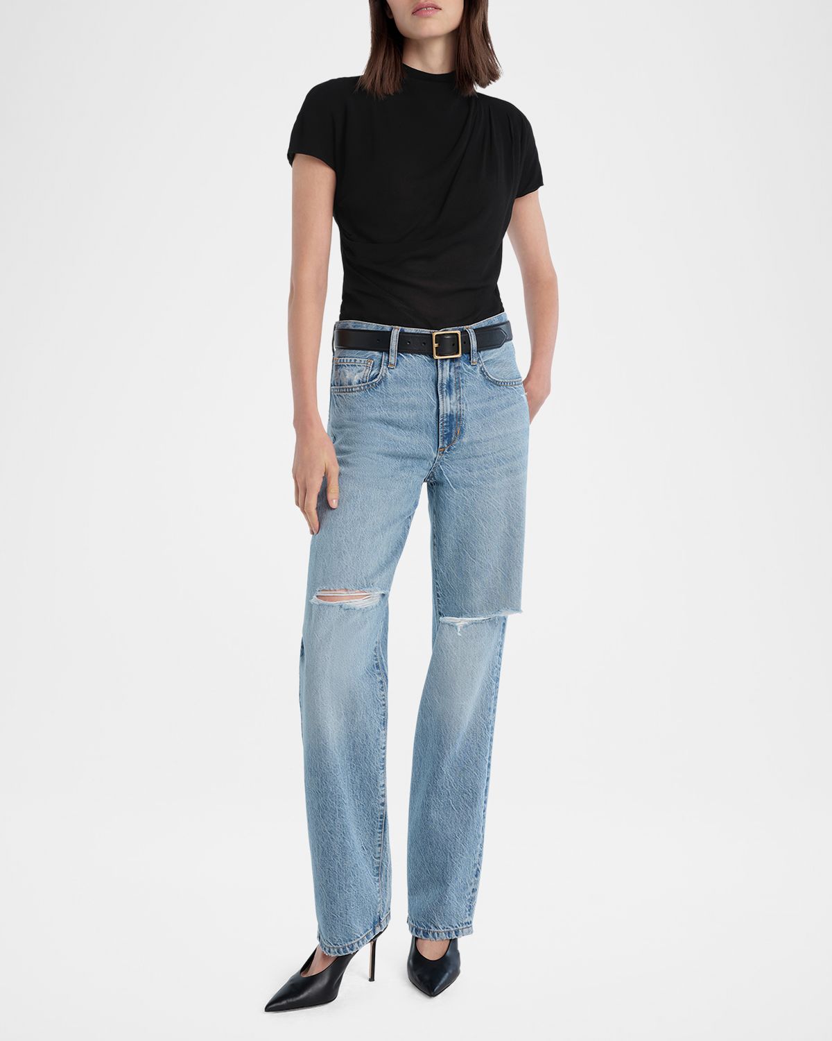 Favorite Daughter The Tommy Low-Slung Straight Jeans