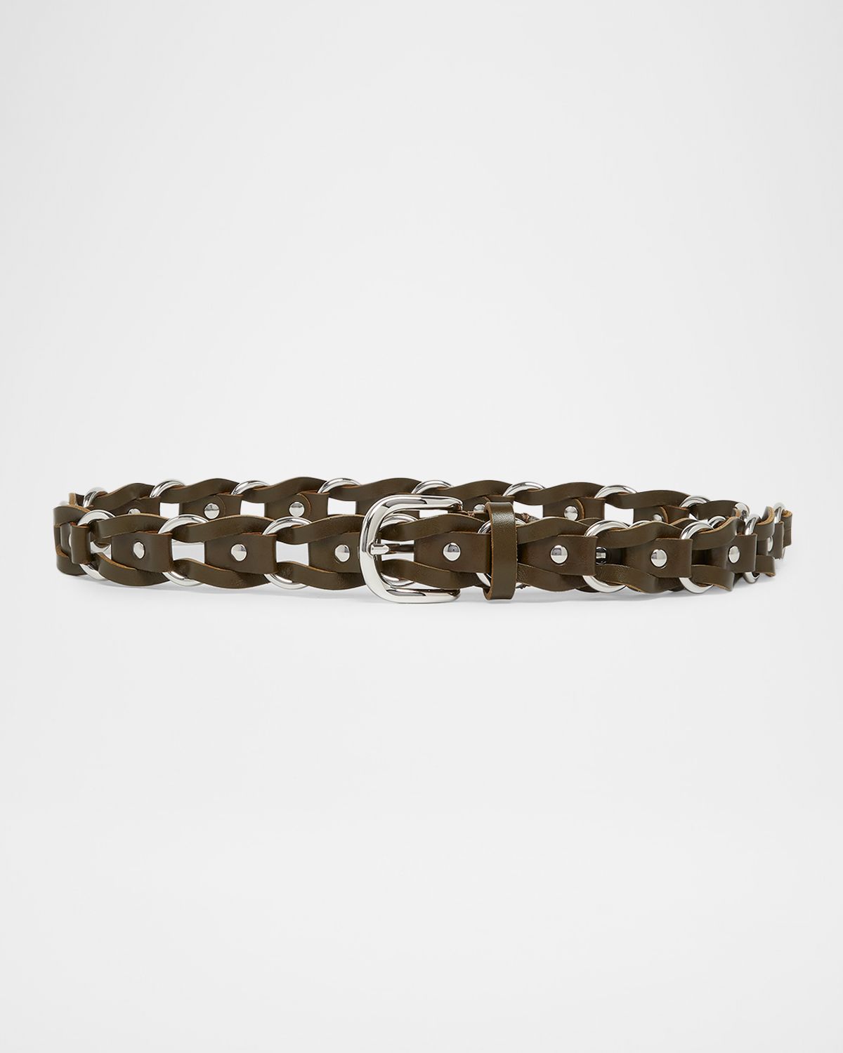 Isabel Marant Bali Woven Leather Belt