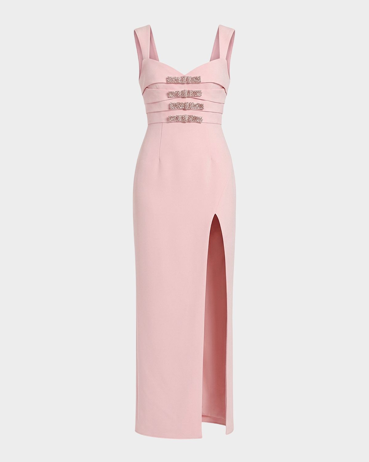 Mac Duggal Bow-Embellished Crepe Column Gown | Thumbnail 5 Mac Duggal Bow-Embellished Crepe Column Gown | Thumbnail 5