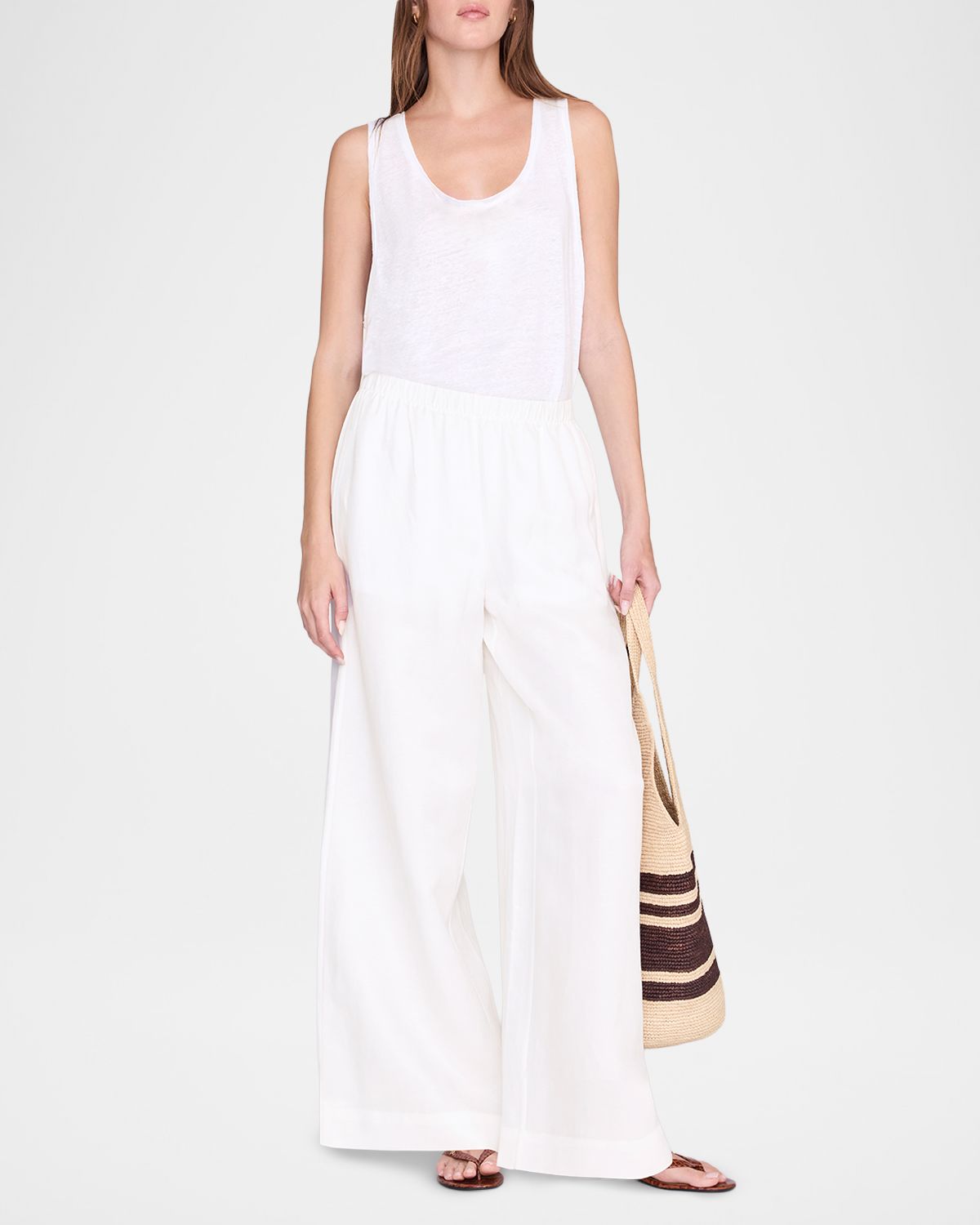 ANINE BING Roslyn Wide-Leg Pants | Thumbnail 4