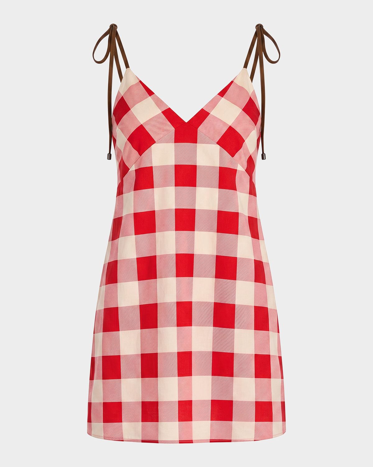SEROYA Shantie Gingham Mini Dress
