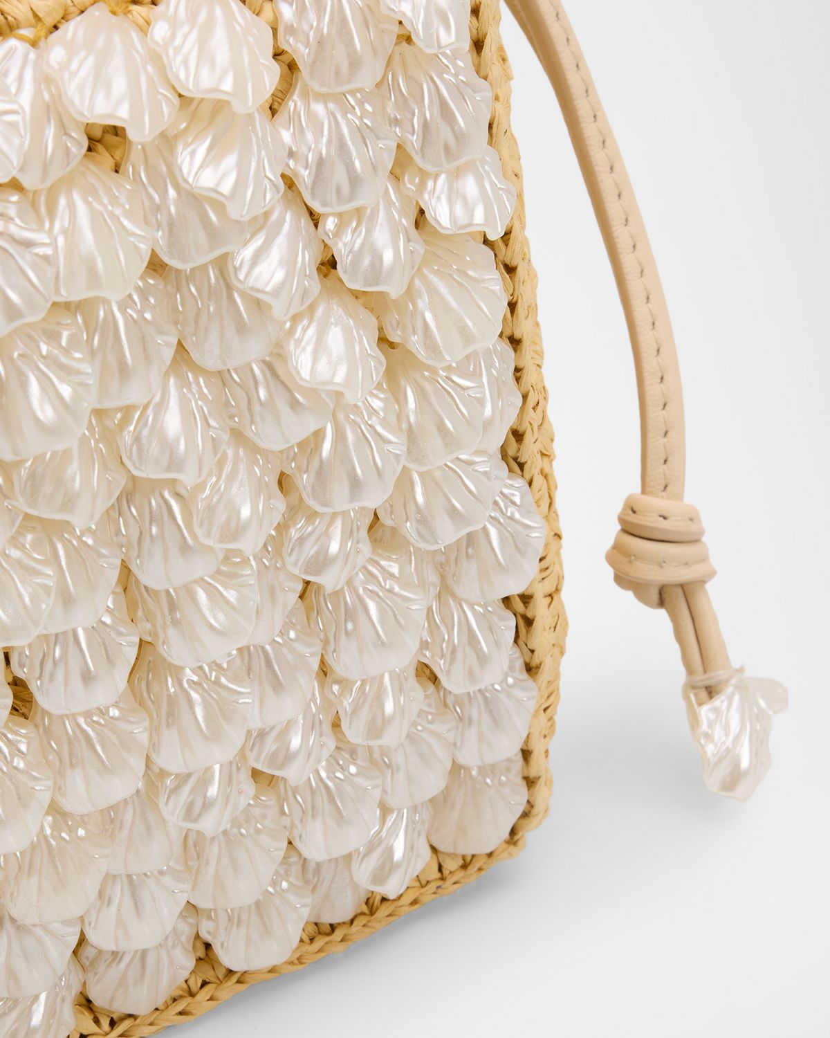 BTB Los Angeles Brielle Mini Embellished Raffia Tote Bag | Thumbnail 6
