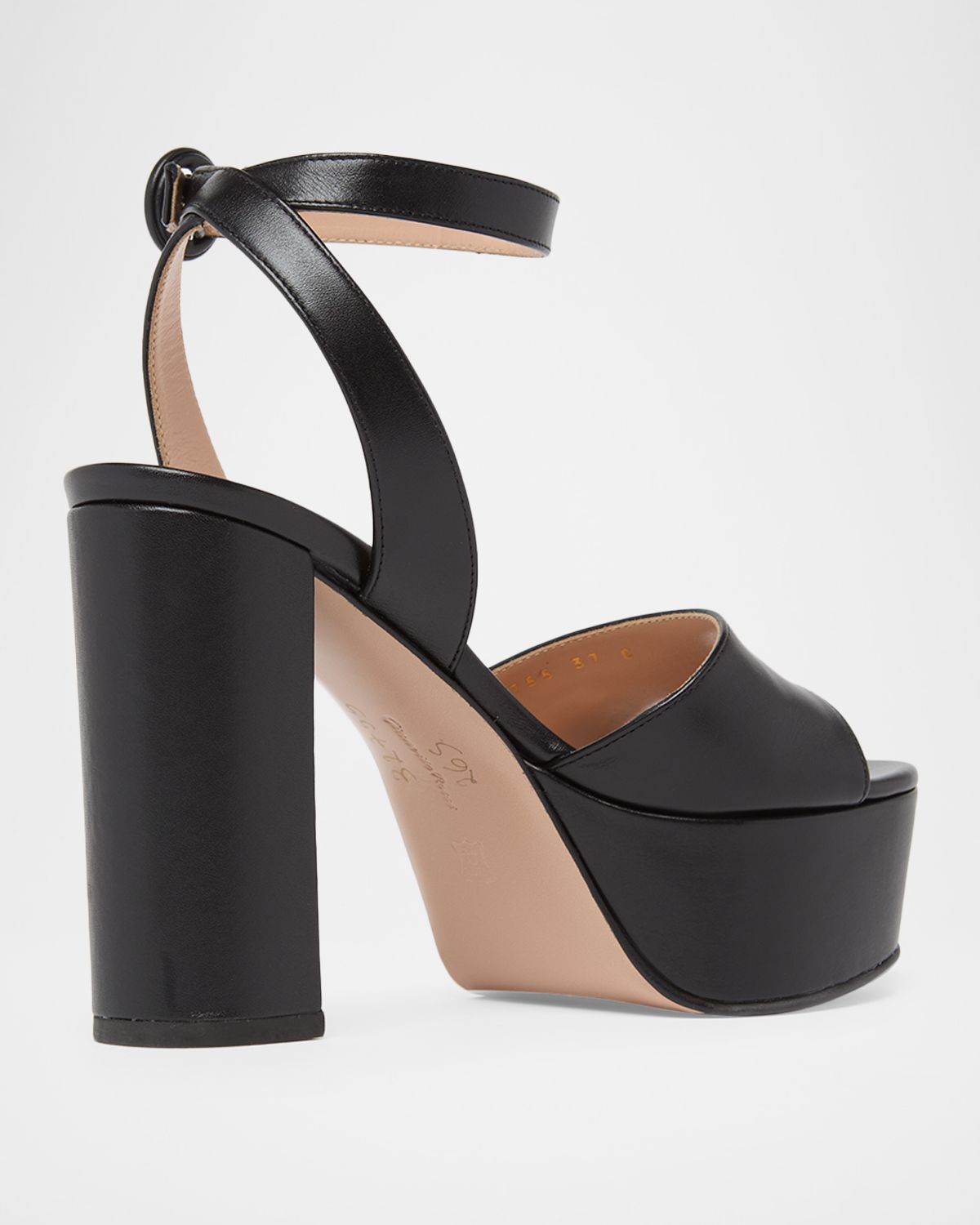 Gianvito Rossi 70MM Leather Platform Sandals | Thumbnail 4 Gianvito Rossi 70MM Leather Platform Sandals | Thumbnail 4