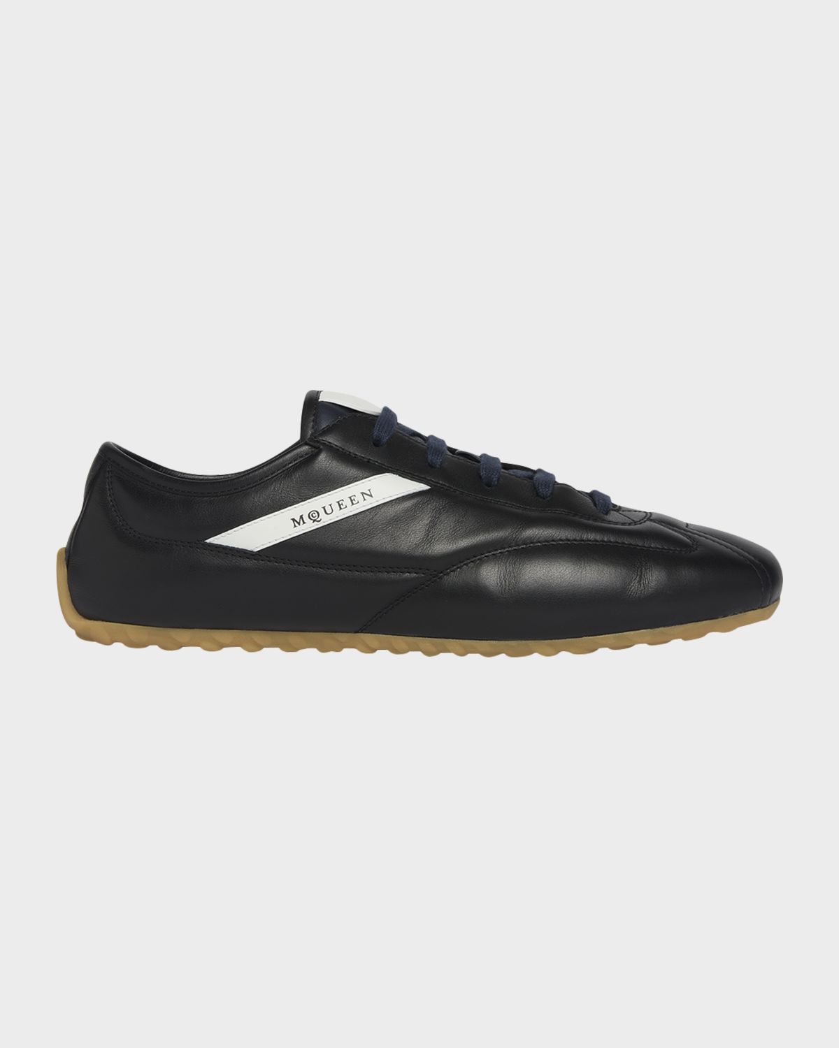 McQueen Men 's Boxe Nappa Leather Low-Top Sneakers