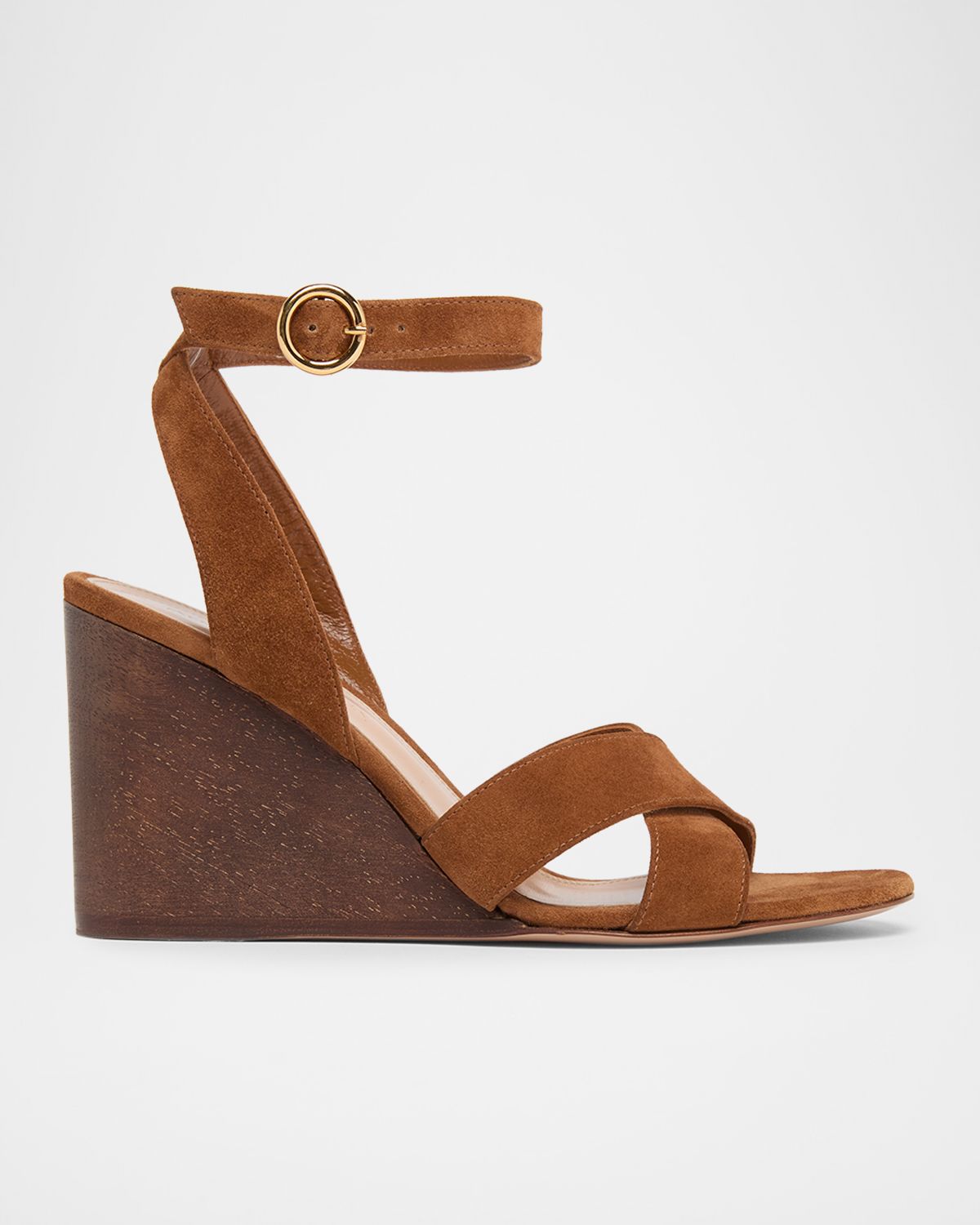 Gianvito Rossi 85MM Suede Wedges | Thumbnail 5 Gianvito Rossi 85MM Suede Wedges | Thumbnail 5