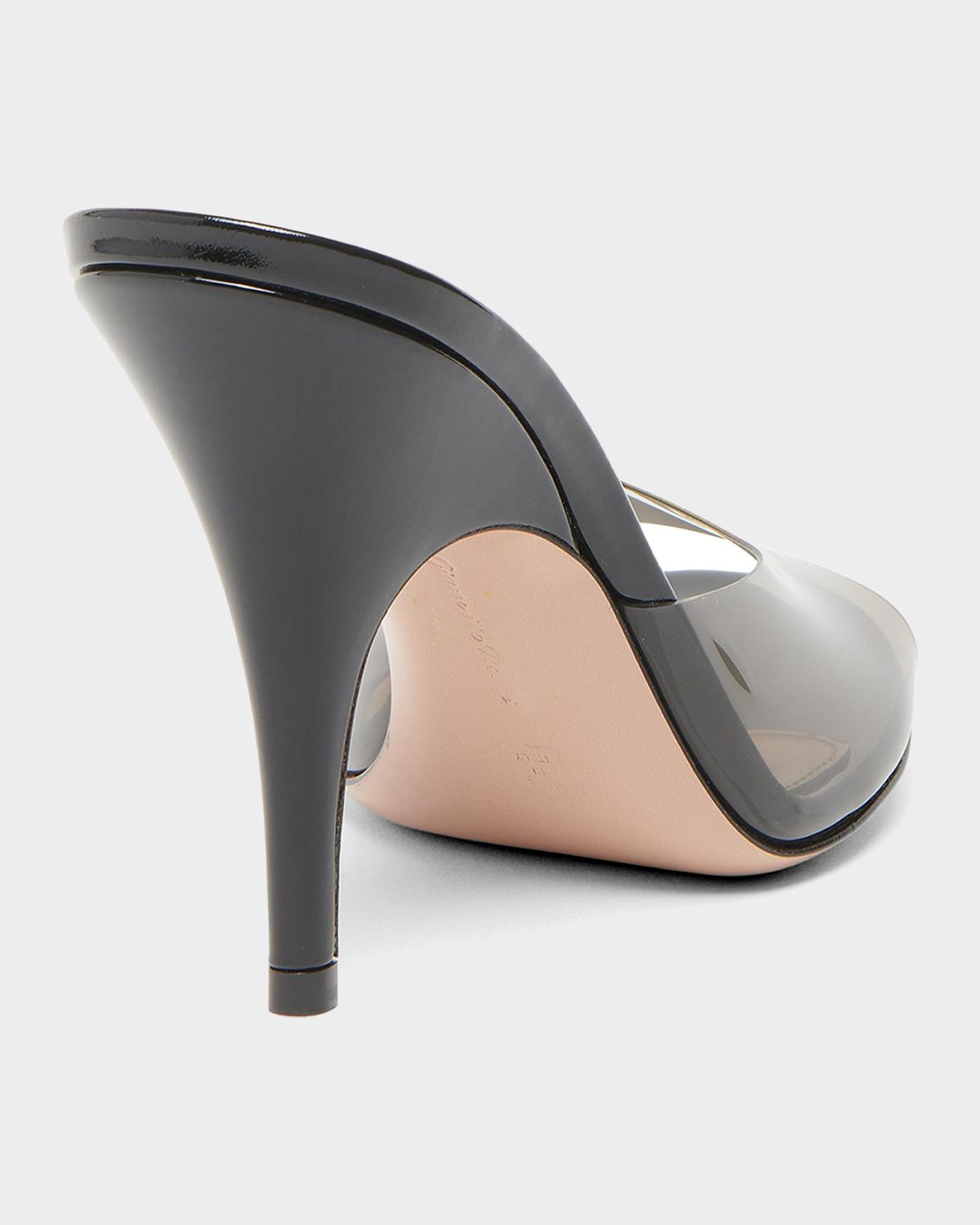 Gianvito Rossi 95mm Clear Mule Sandals | Thumbnail 4