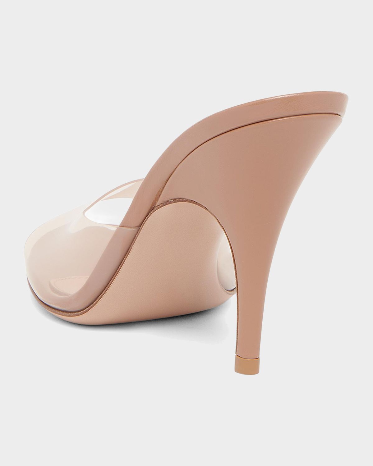 Gianvito Rossi 95mm Clear Mule Sandals