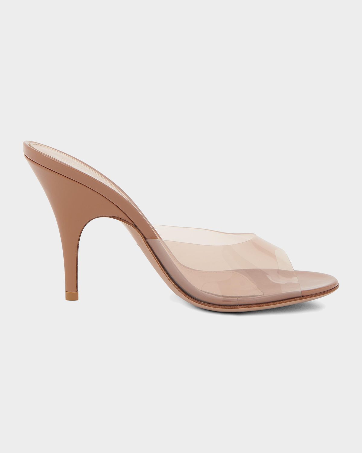Gianvito Rossi 95mm Clear Mule Sandals