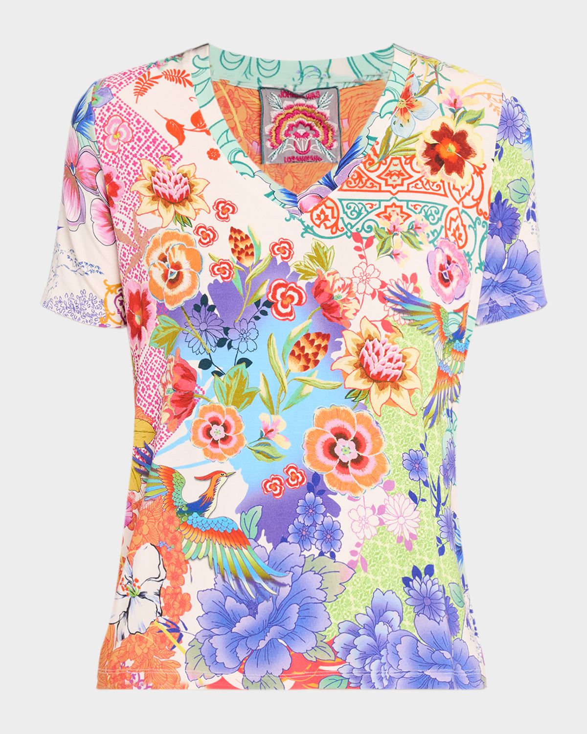 Johnny Was The Janie Floral-Print T-Shirt