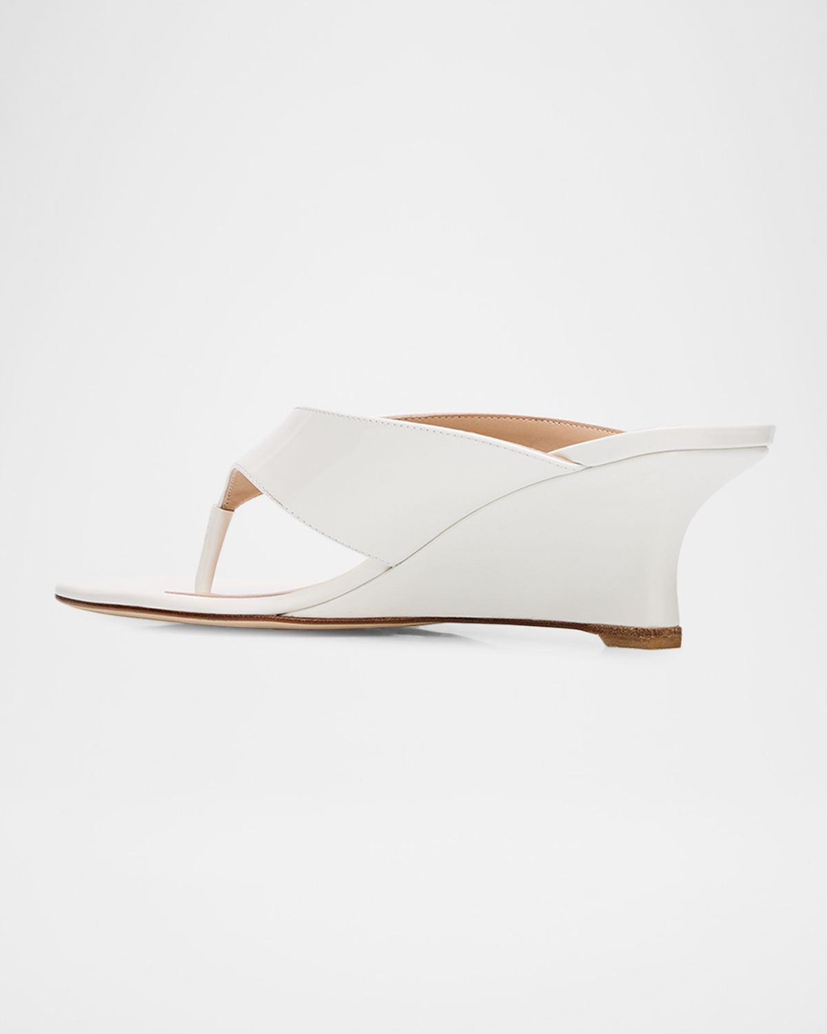 Stuart Weitzman 50mm Vinnie Patent Leather Thong Sandals | Thumbnail 4 Stuart Weitzman 50mm Vinnie Patent Leather Thong Sandals | Thumbnail 4