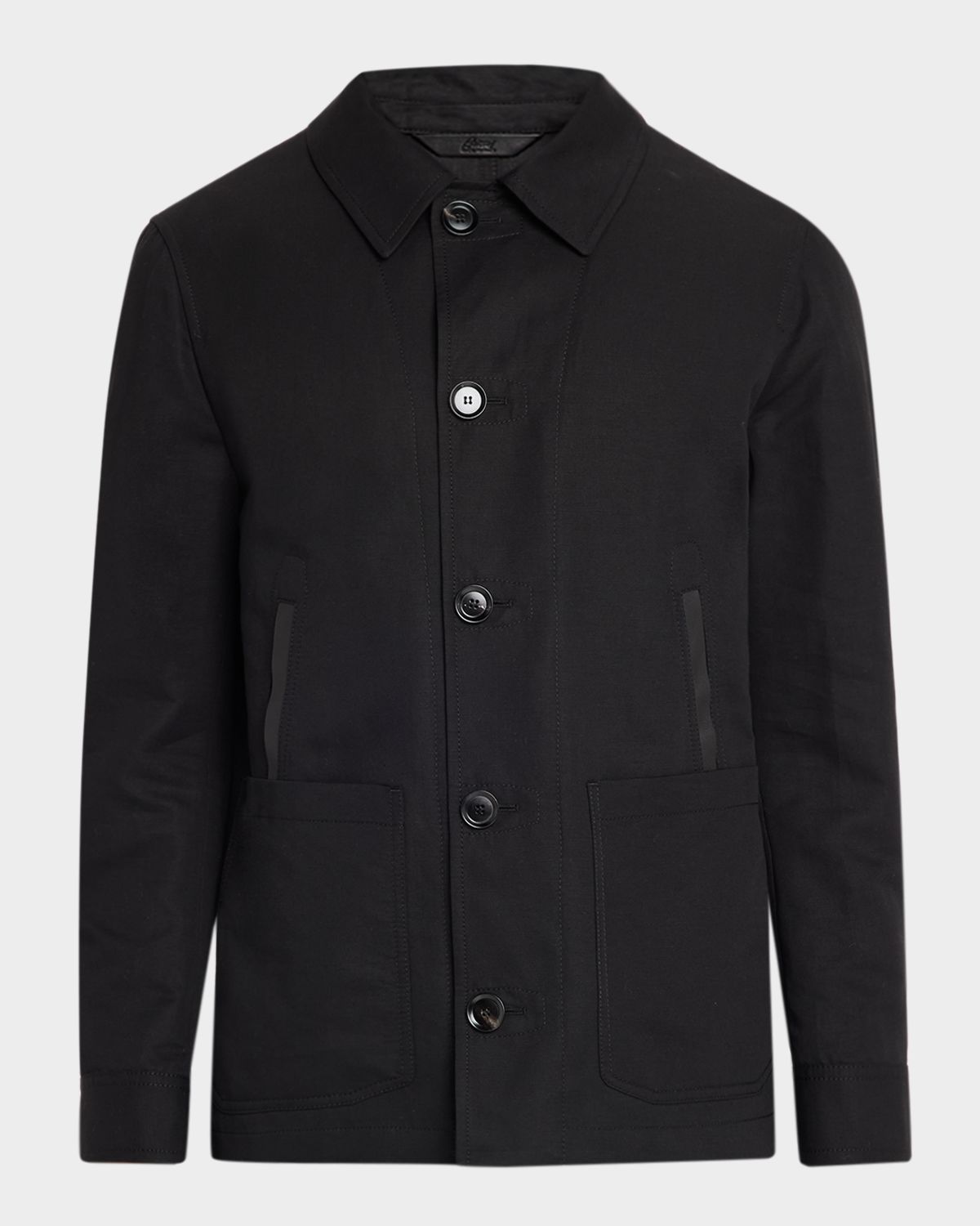 Brioni en 's Linen and Cotton Desert Jacket