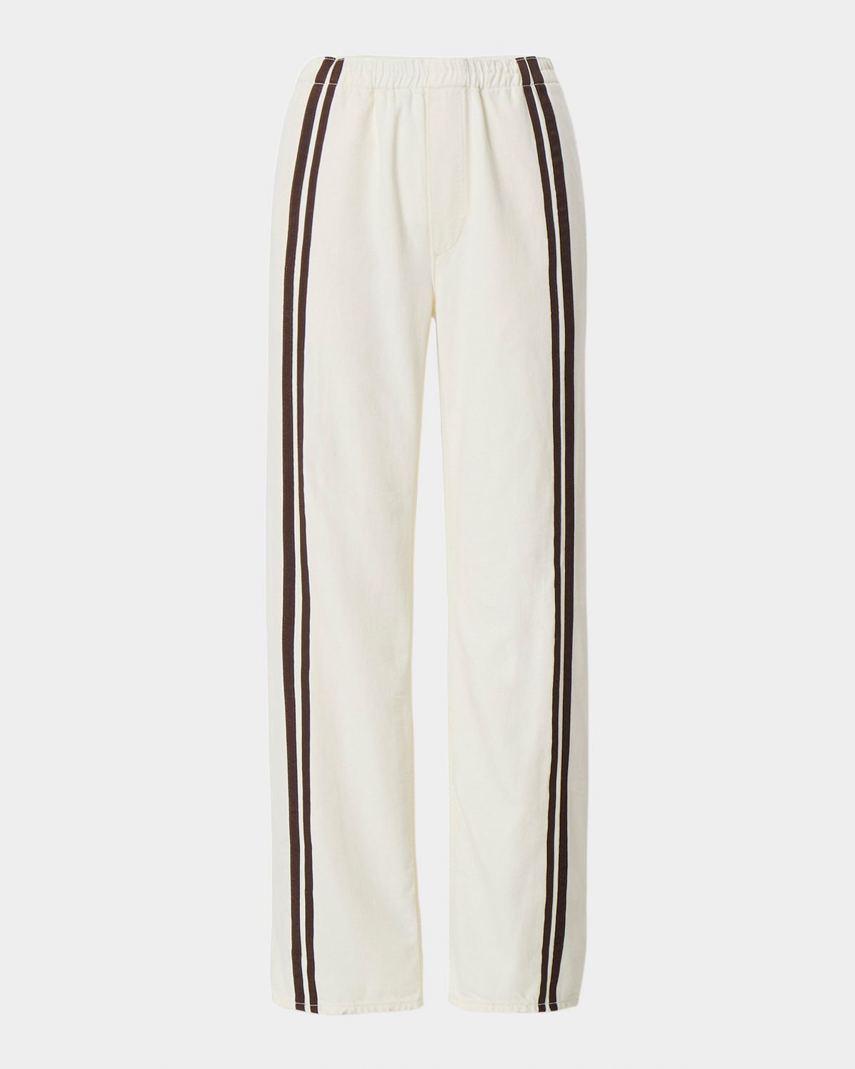 Rag & Bone Featherweight Logan Wide-Leg Denim Track Pants