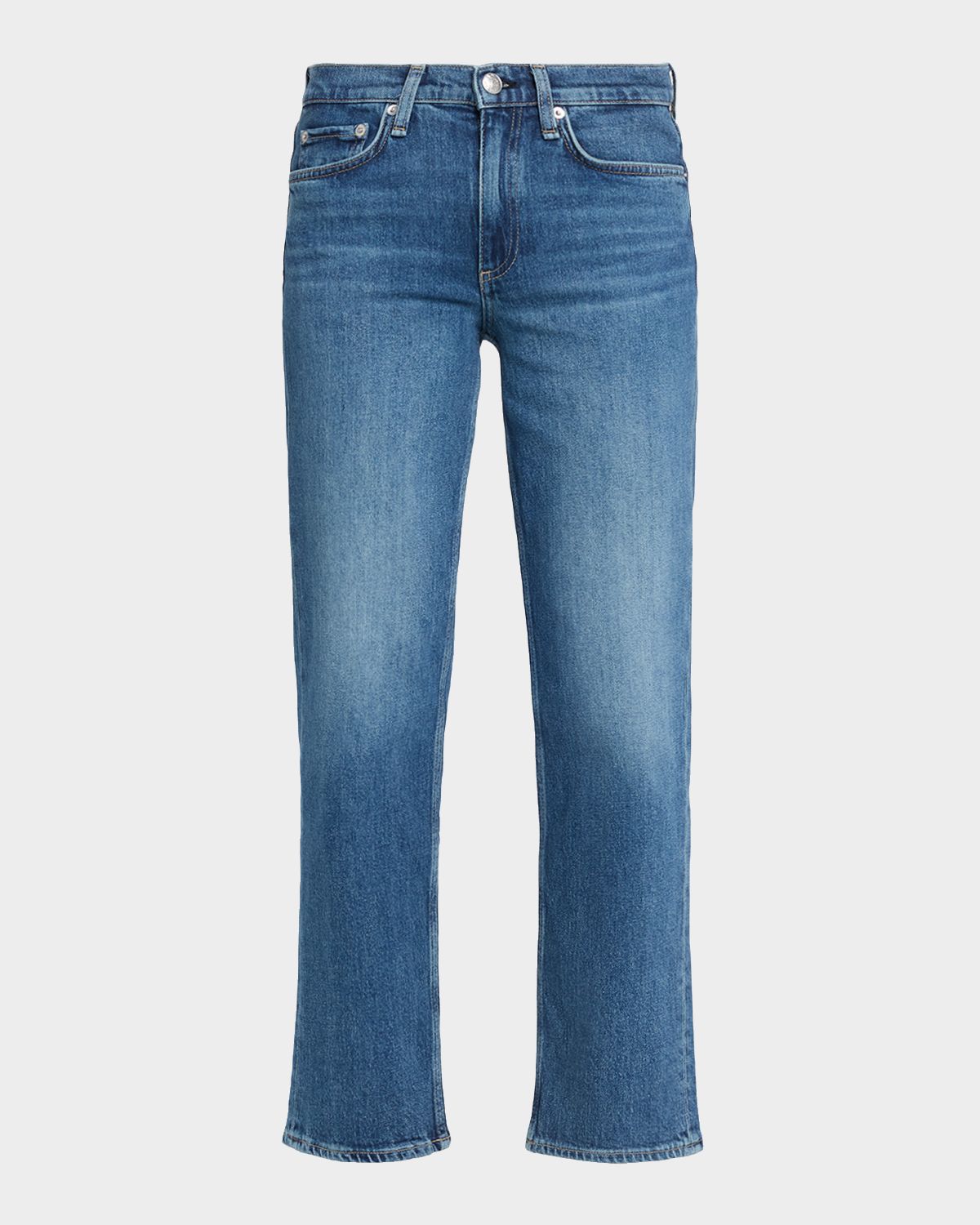 Rag & Bone Harlow Low-Rise Ankle Straight Jeans
