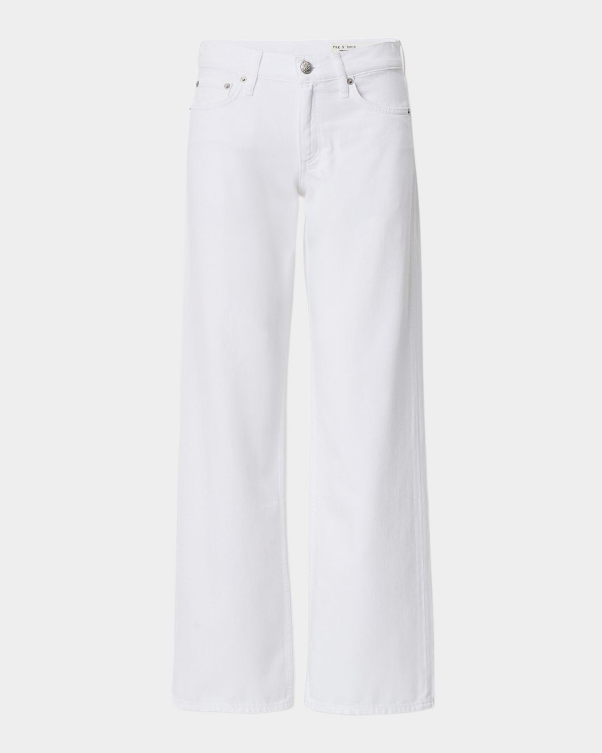 Rag & Bone Featherweight Saige Low-Rise Relaxed Straight Jeans
