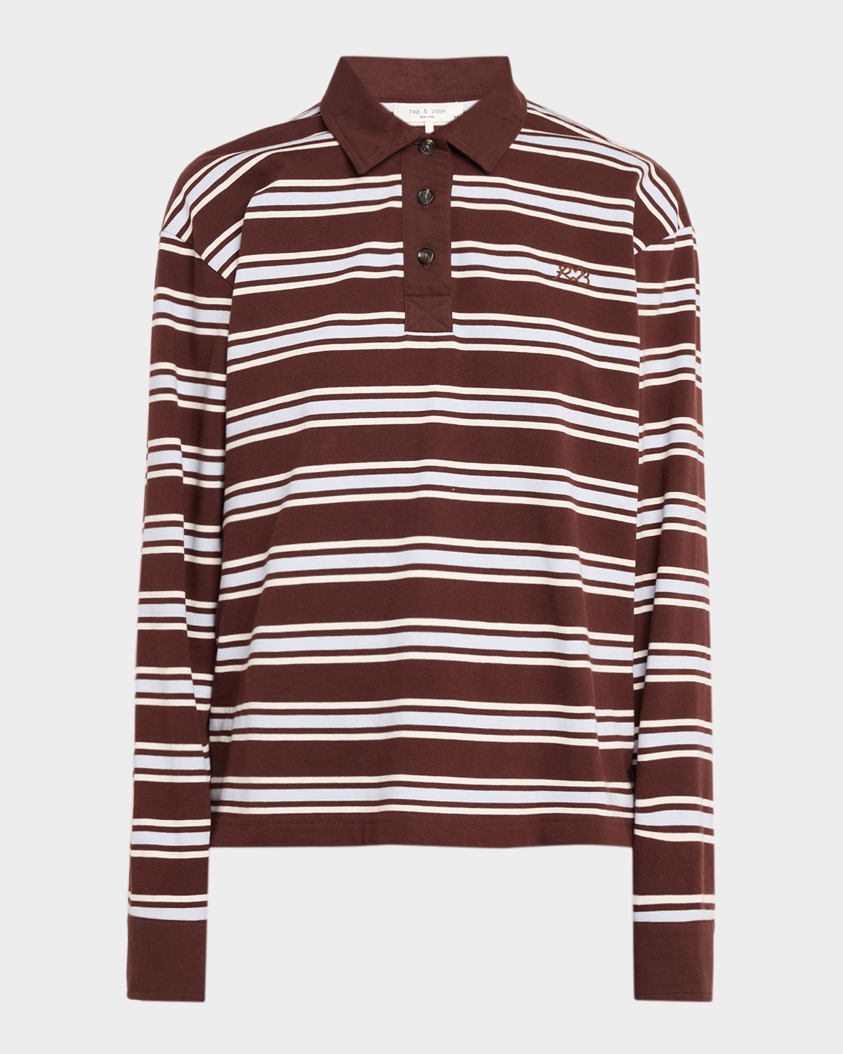Rag & Bone RB Rugby Stripe Long-Sleeve Shirt