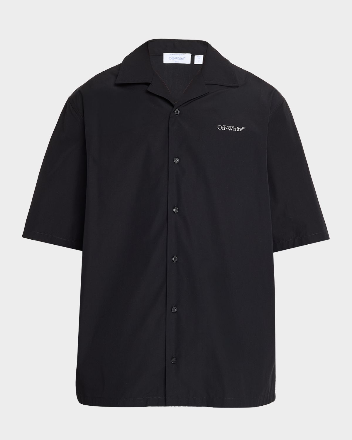 Off-White Men 's Logo and Arrows Cotton Short-Sleeve Shirt