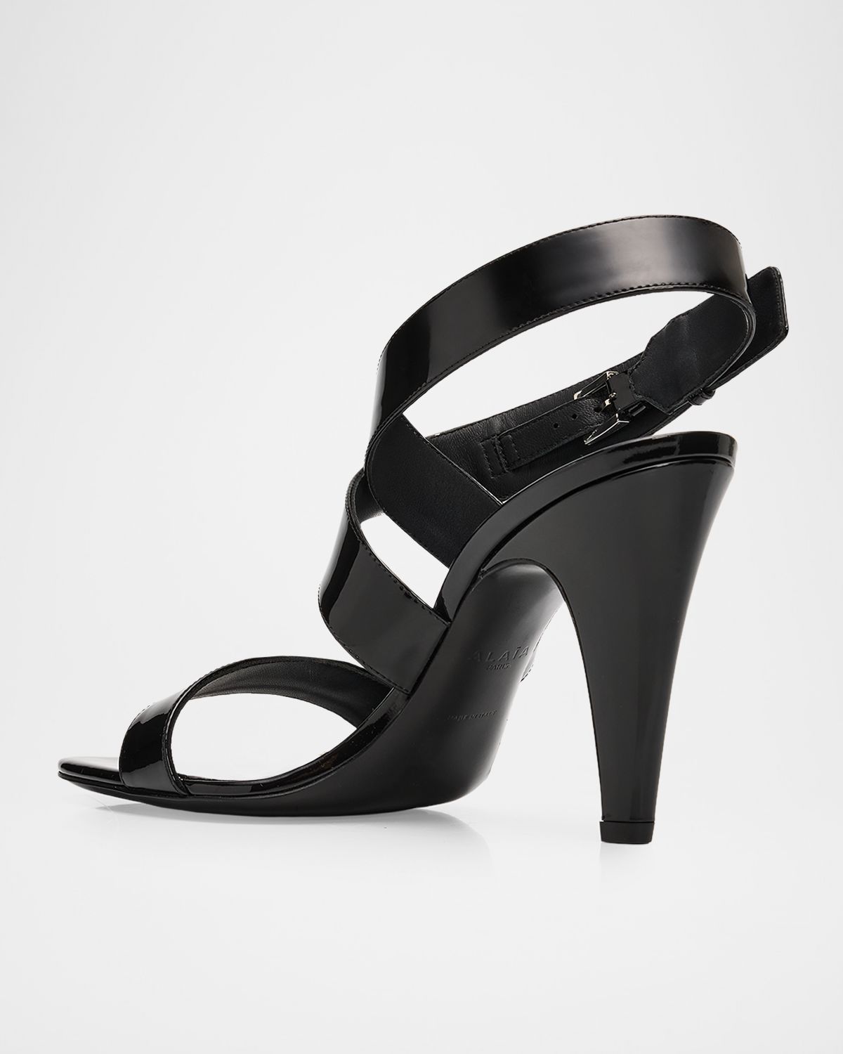 ALAIA 90mm Patent Leather Sandals