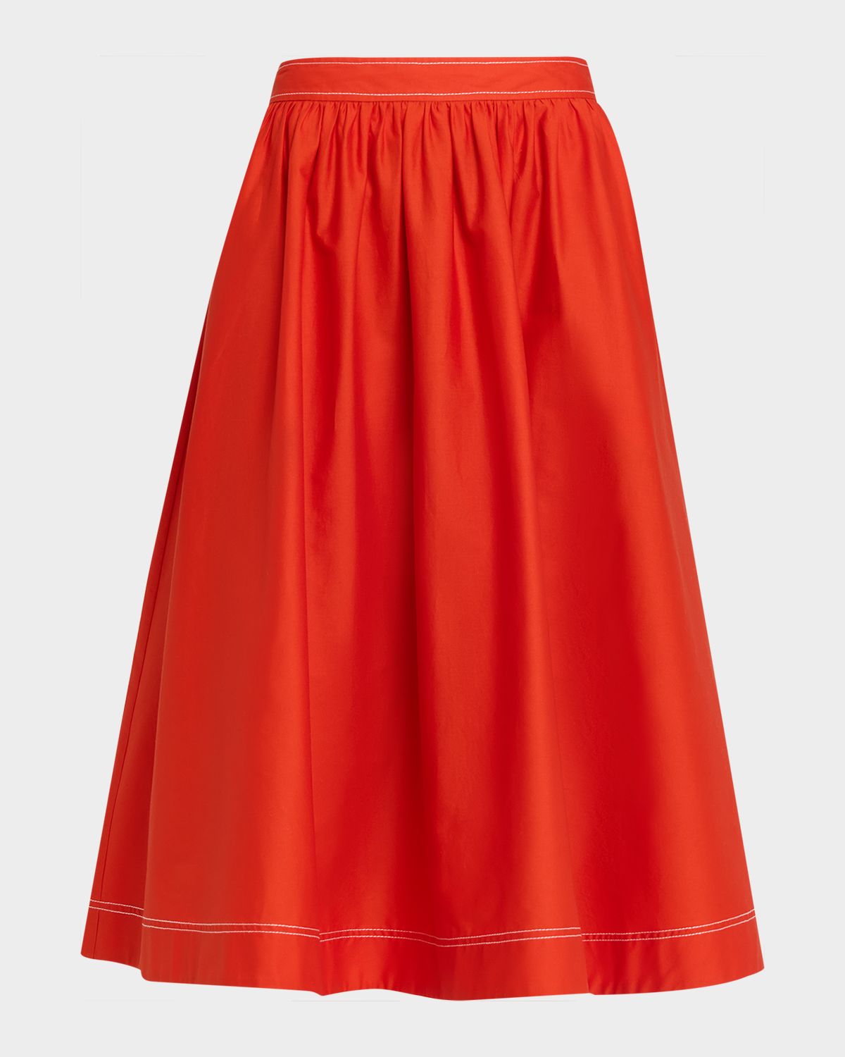Jason Wu Collection Stretch Cotton Midi Skirt | Thumbnail 6 Jason Wu Collection Stretch Cotton Midi Skirt | Thumbnail 6