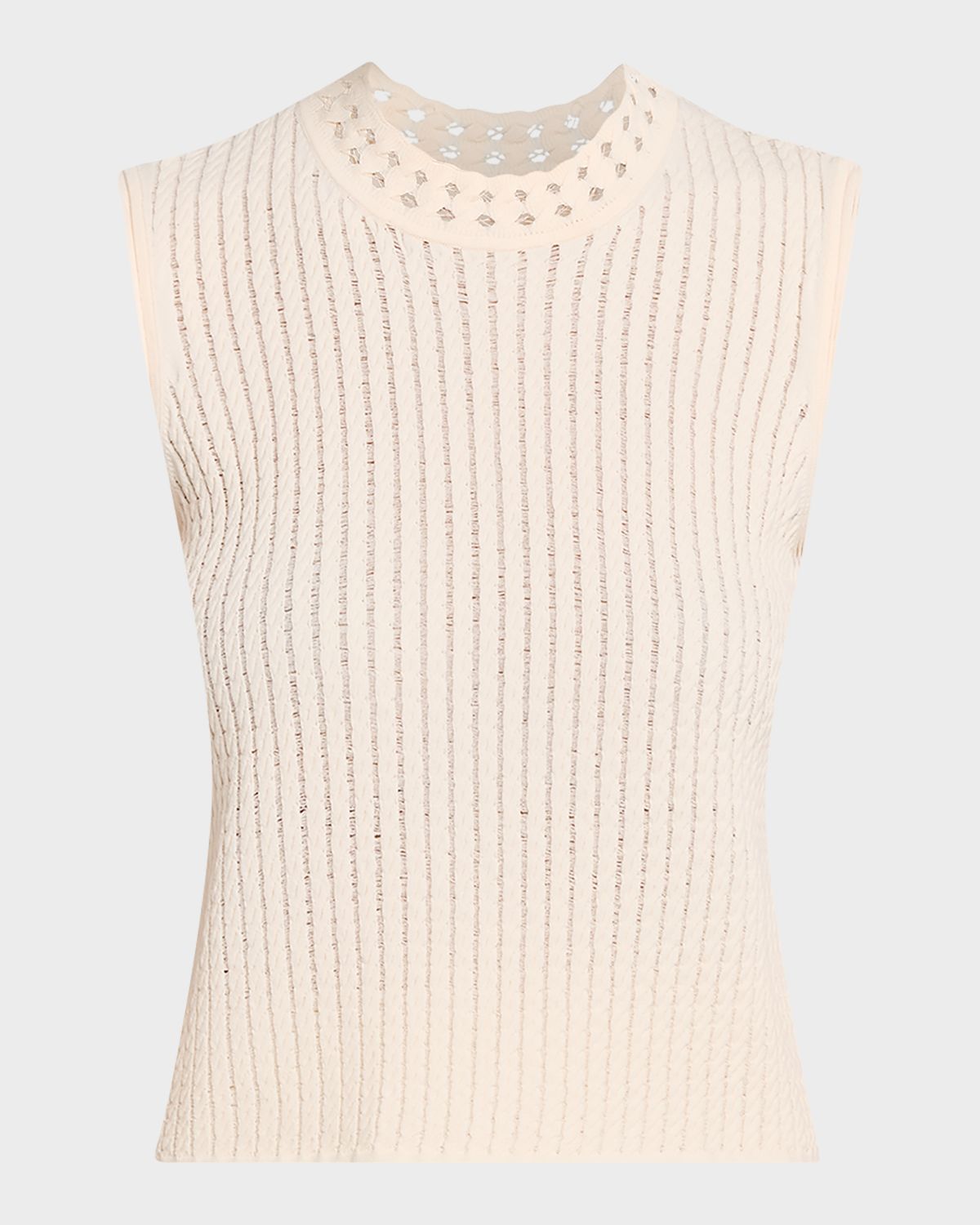 Jason Wu Collection Openwork Cable Knit Sleeveless Sweater | Thumbnail 5 Jason Wu Collection Openwork Cable Knit Sleeveless Sweater | Thumbnail 5