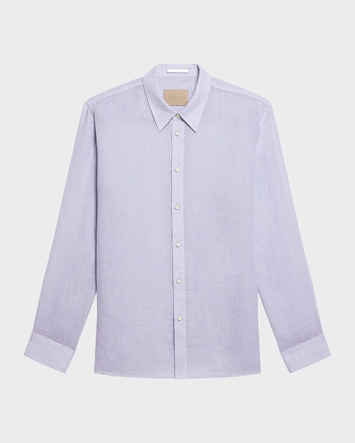 Helmut Lang Men 's Relaxed Fit Linen Button-Down Shirt | Thumbnail 6 Helmut Lang Men 's Relaxed Fit Linen Button-Down Shirt | Thumbnail 6