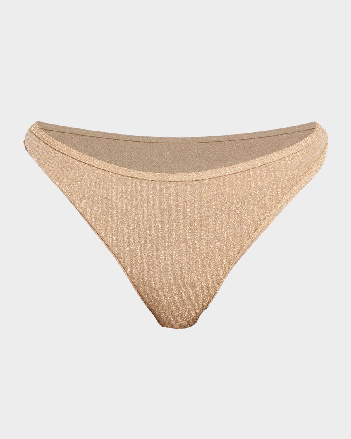 Ramy Brook Isla Metallic Hipster Bikini Bottoms