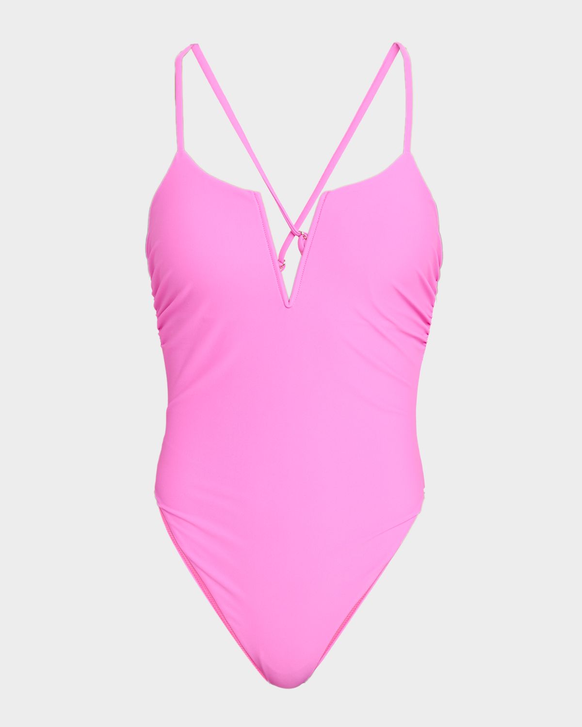 Ramy Brook Bexley V-Neck One-Piece Swimsuit