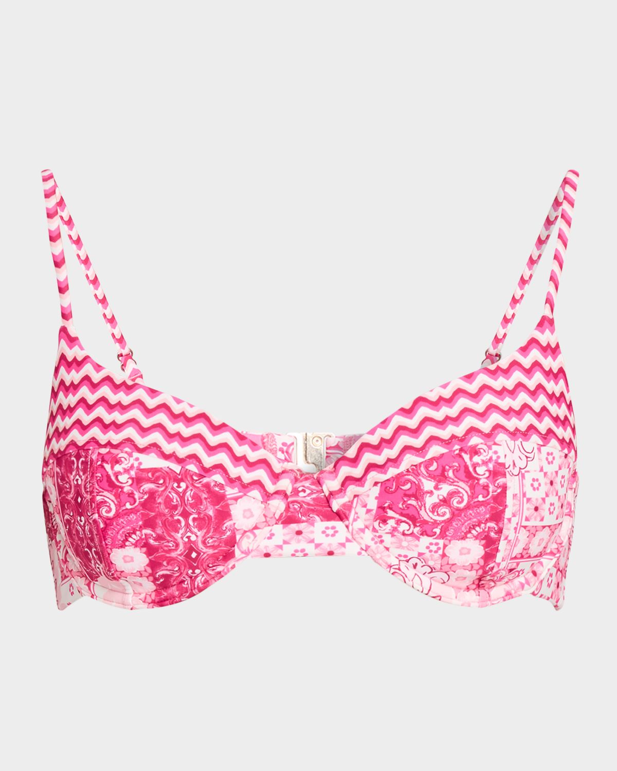 Ramy Brook Printed Mona Bikini Top