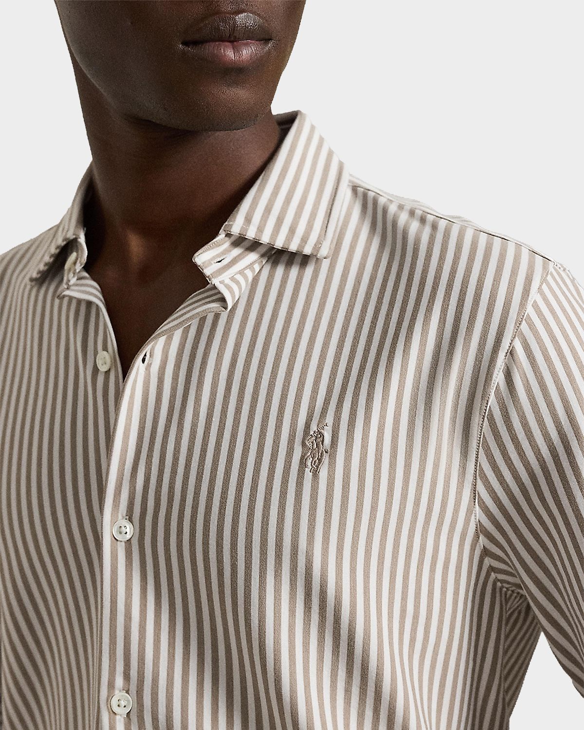 Polo Ralph Lauren Men 's Pinstripe Cotton Oxford Sport Shirt | Thumbnail 5 Polo Ralph Lauren Men 's Pinstripe Cotton Oxford Sport Shirt | Thumbnail 5