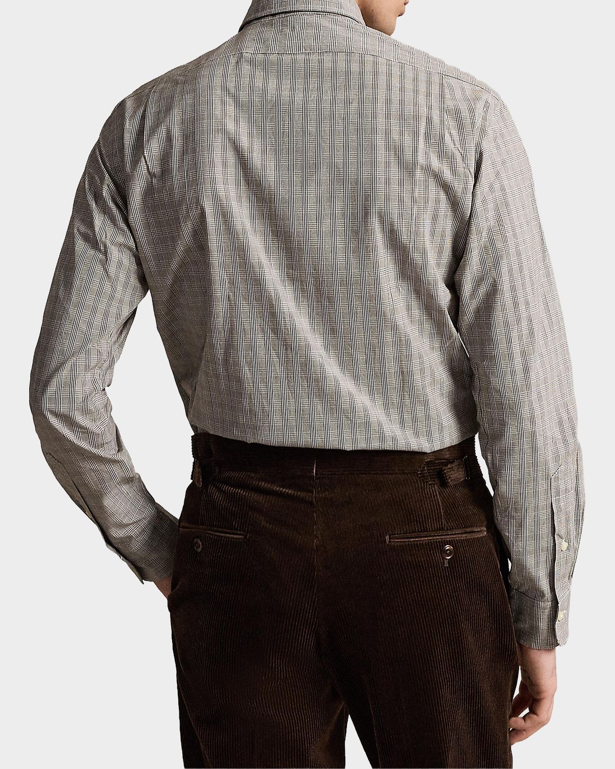 Polo Ralph Lauren Men 's Classic Fit Glen Plaid Poplin Sport Shirt | Thumbnail 3