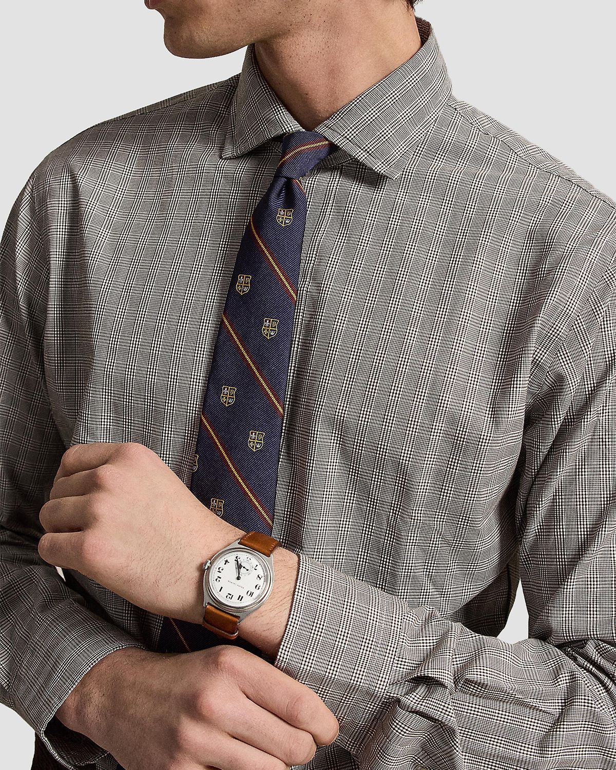 Polo Ralph Lauren Men 's Classic Fit Glen Plaid Poplin Sport Shirt | Thumbnail 5