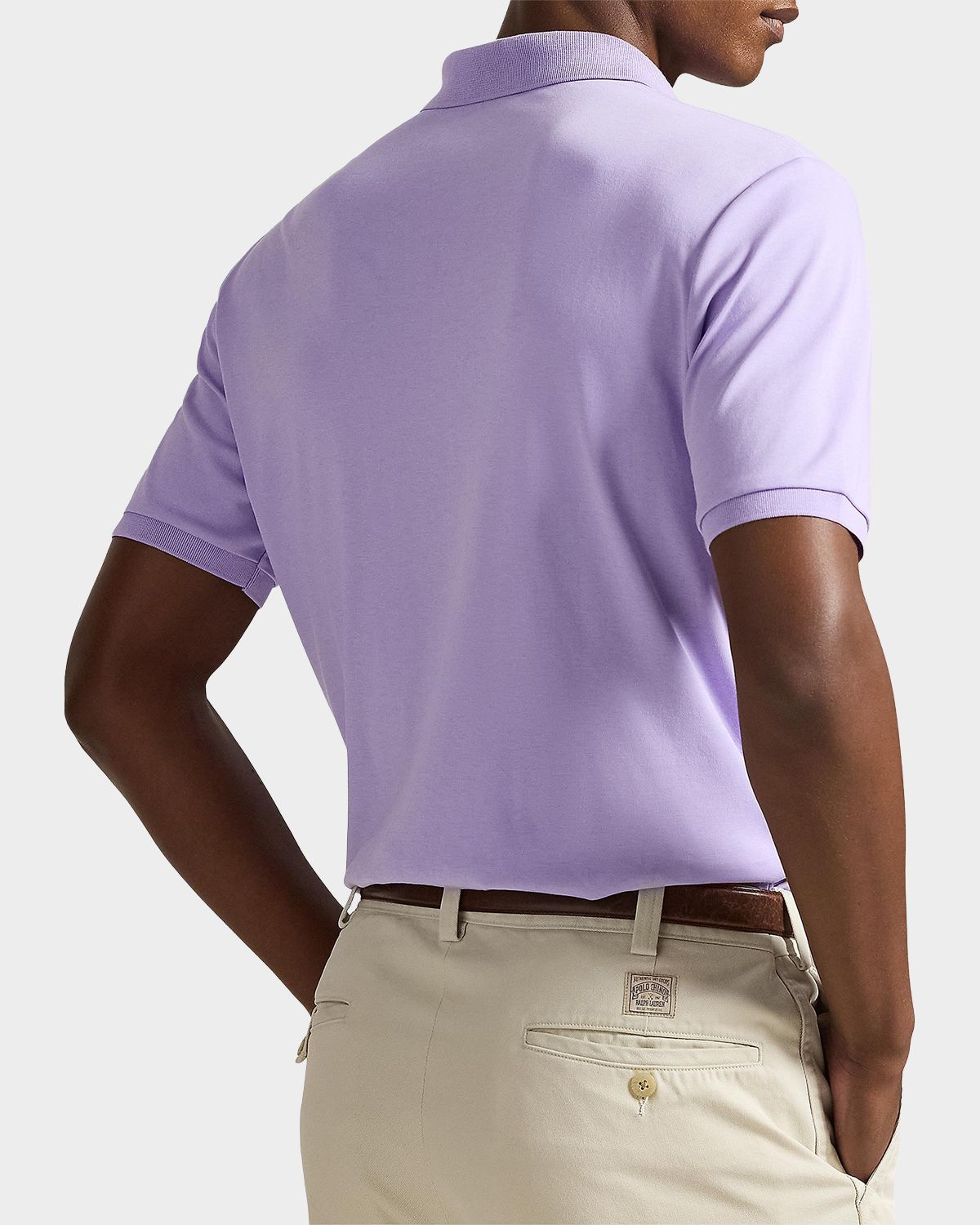 Polo Ralph Lauren Men 's Cotton Interlock Embroidered-Pony Polo Shirt | Thumbnail 3
