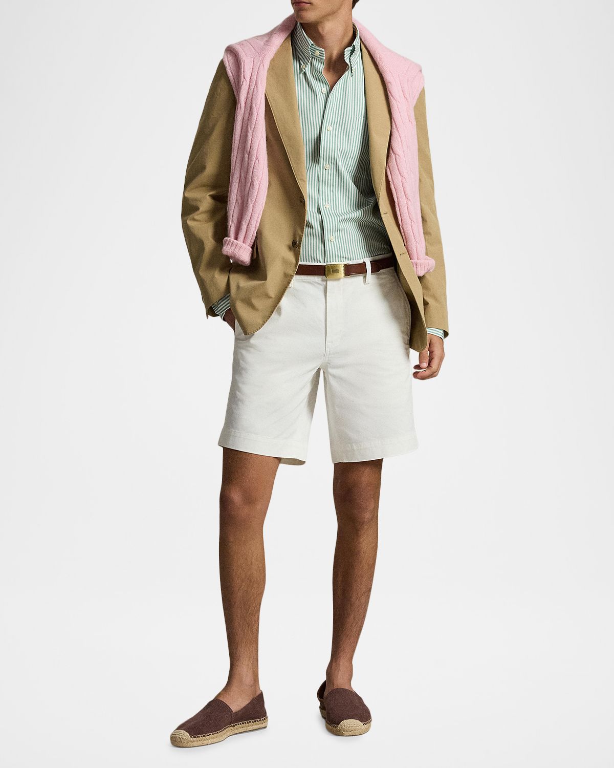 Polo Ralph Lauren en 's Poplin Bengal Stripe Sport Shirt