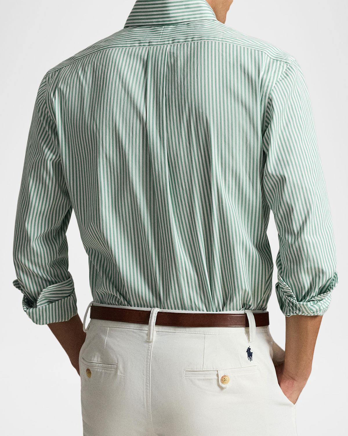 Polo Ralph Lauren en 's Poplin Bengal Stripe Sport Shirt | Thumbnail 3 Polo Ralph Lauren en 's Poplin Bengal Stripe Sport Shirt | Thumbnail 3
