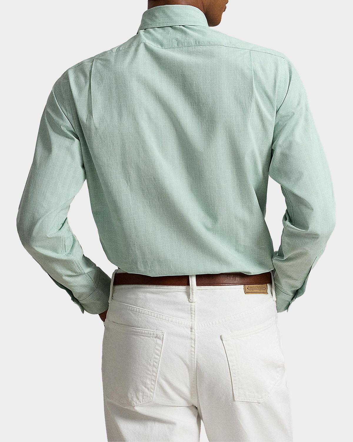 Polo Ralph Lauren Men 's Classic Fit Glen Plaid Poplin Sport Shirt | Thumbnail 3