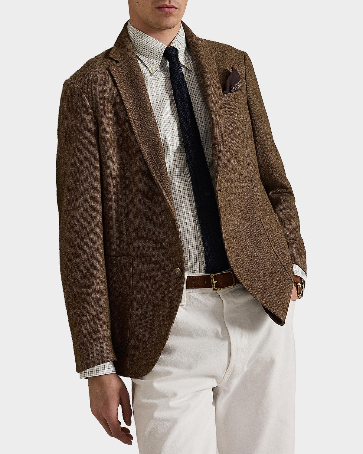 Polo Ralph Lauren Men 's Classic Fit Tattersall Twill Sport Shirt | Thumbnail 5