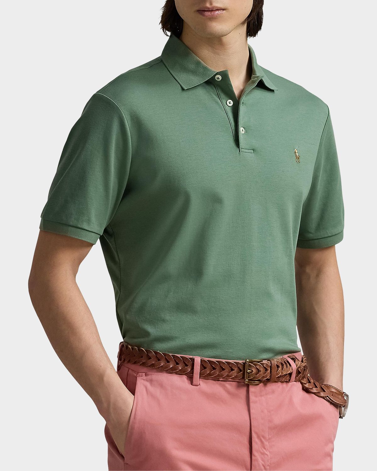 Polo Ralph Lauren Men 's Classic Fit Soft Cotton Polo Shirt | Thumbnail 4