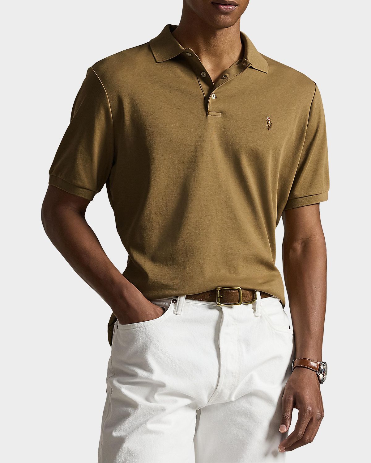 Polo Ralph Lauren Men 's Classic Fit Soft Cotton Polo Shirt | Thumbnail 4