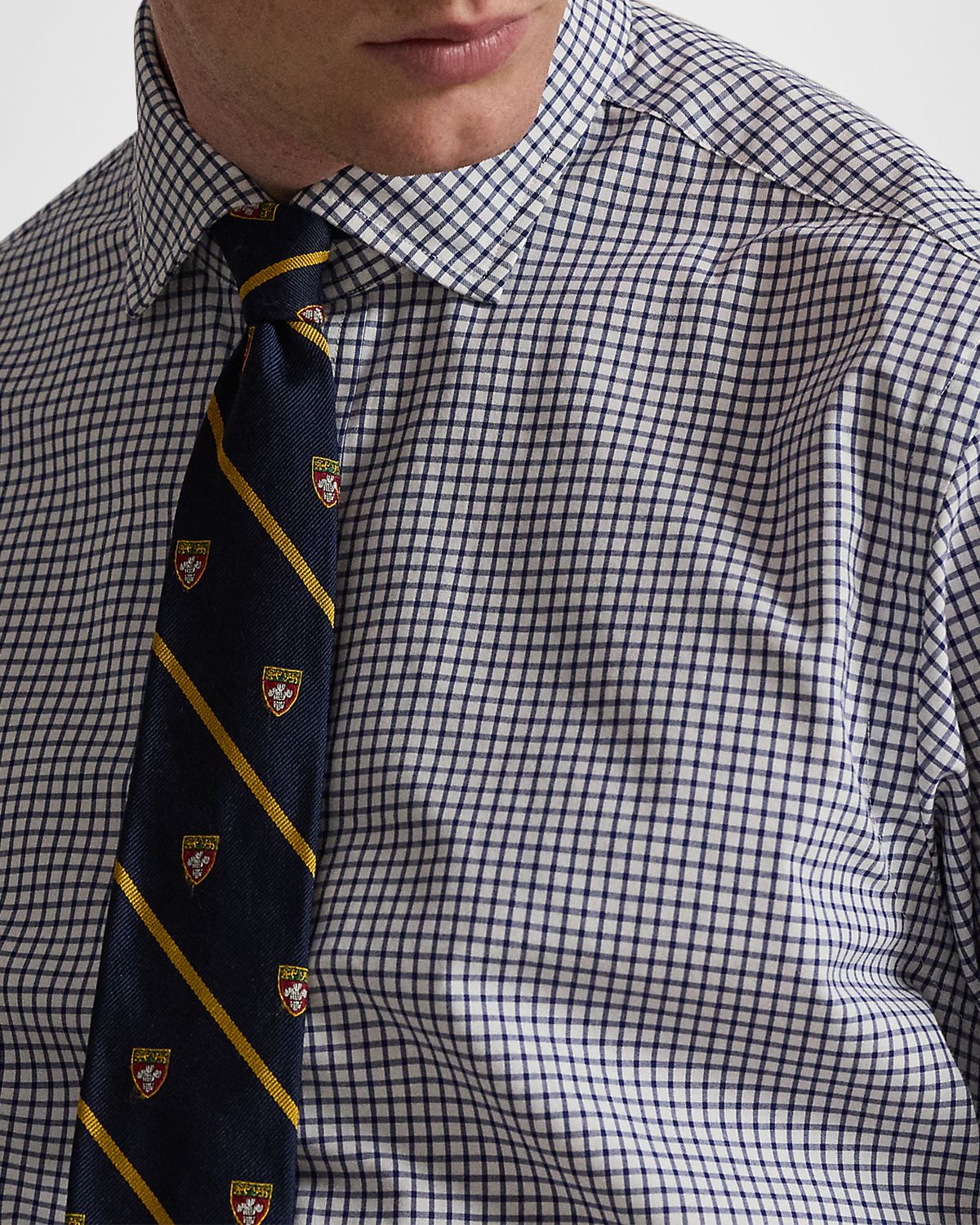 Polo Ralph Lauren Men 's Classic-Fit Grid Check Poplin Sport Shirt | Thumbnail 5 Polo Ralph Lauren Men 's Classic-Fit Grid Check Poplin Sport Shirt | Thumbnail 5
