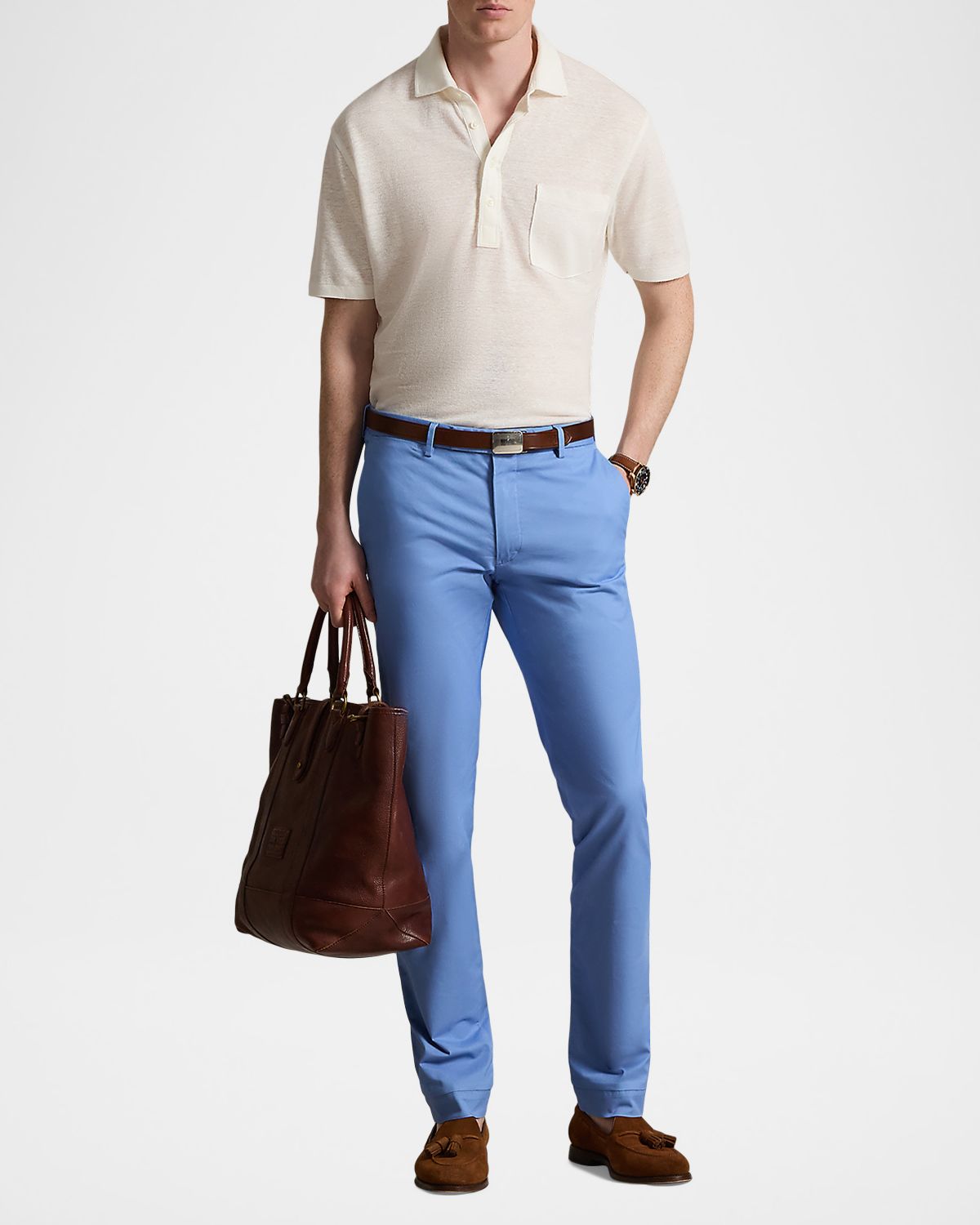 Polo Ralph Lauren Men 's Stretch Twill Slim-Fit Trousers | Thumbnail 2 Polo Ralph Lauren Men 's Stretch Twill Slim-Fit Trousers | Thumbnail 2