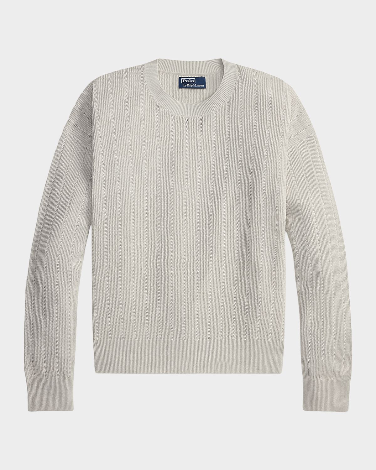 Polo Ralph Lauren en 's Relaxed Fit Textured Linen Crewneck Sweater - Women's Clothing