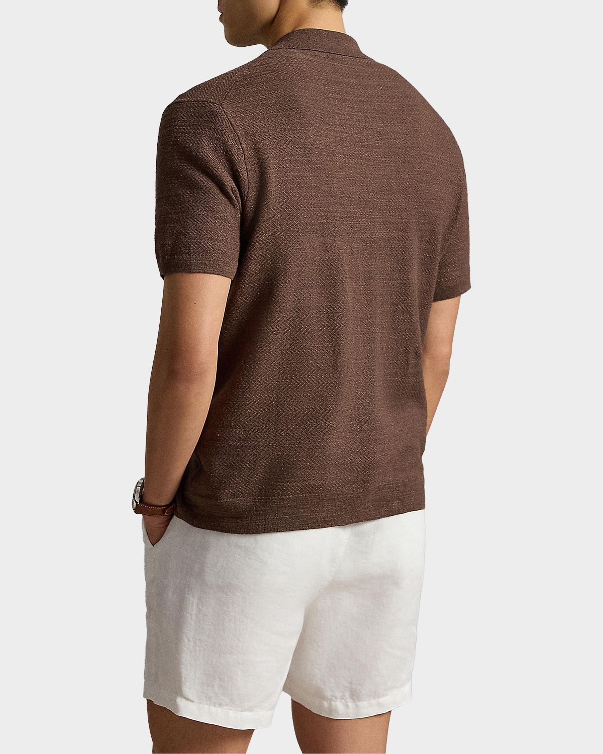 Polo Ralph Lauren en 's Cotton-Linen Short-Sleeve Cardigan | Thumbnail 3