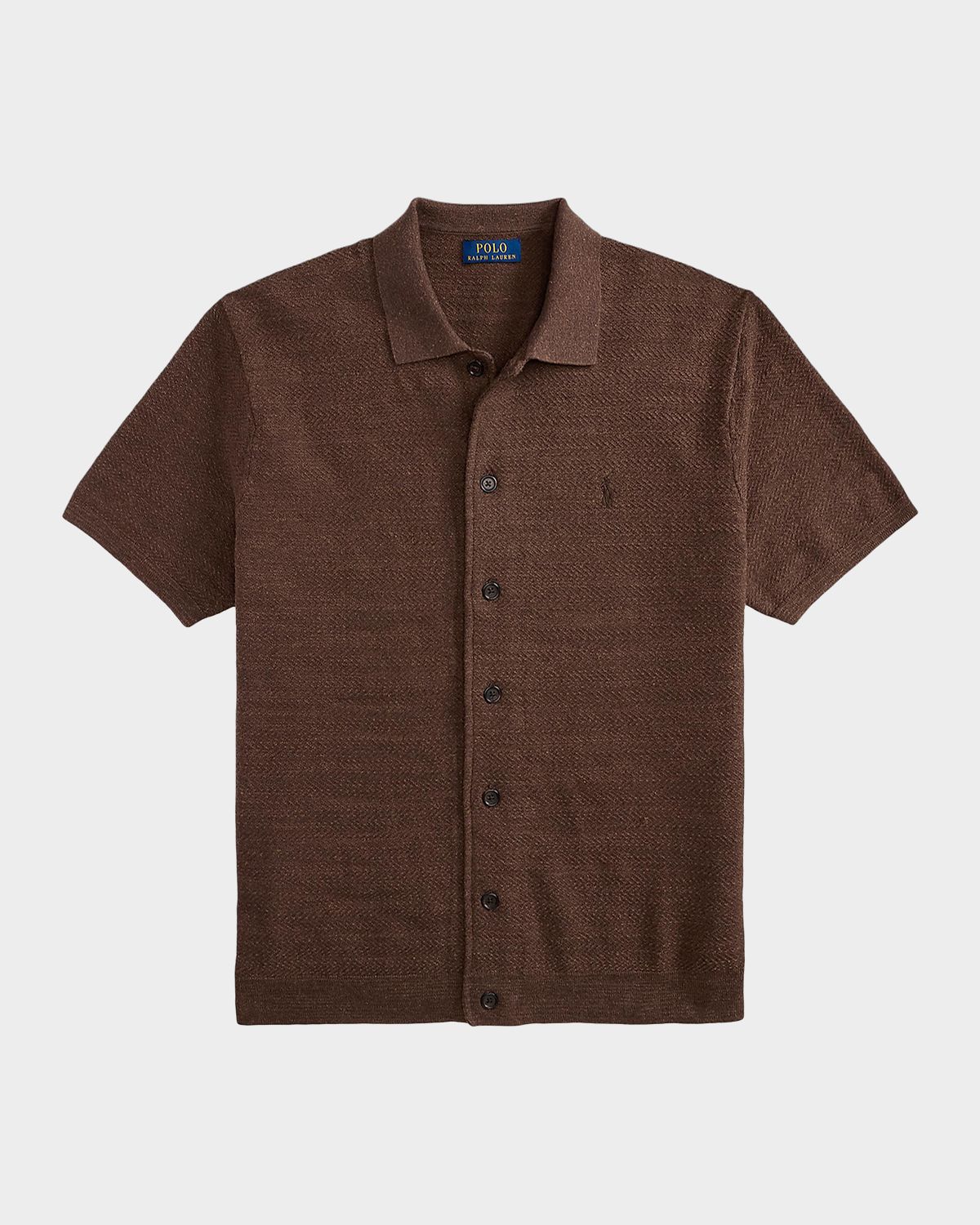 Polo Ralph Lauren en 's Cotton-Linen Short-Sleeve Cardigan