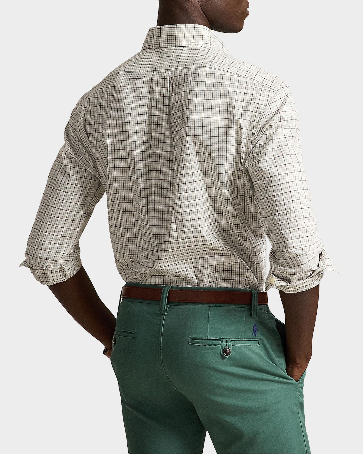Polo Ralph Lauren en 's Classic Fit Tattersall Twill Sport Shirt | Thumbnail 3