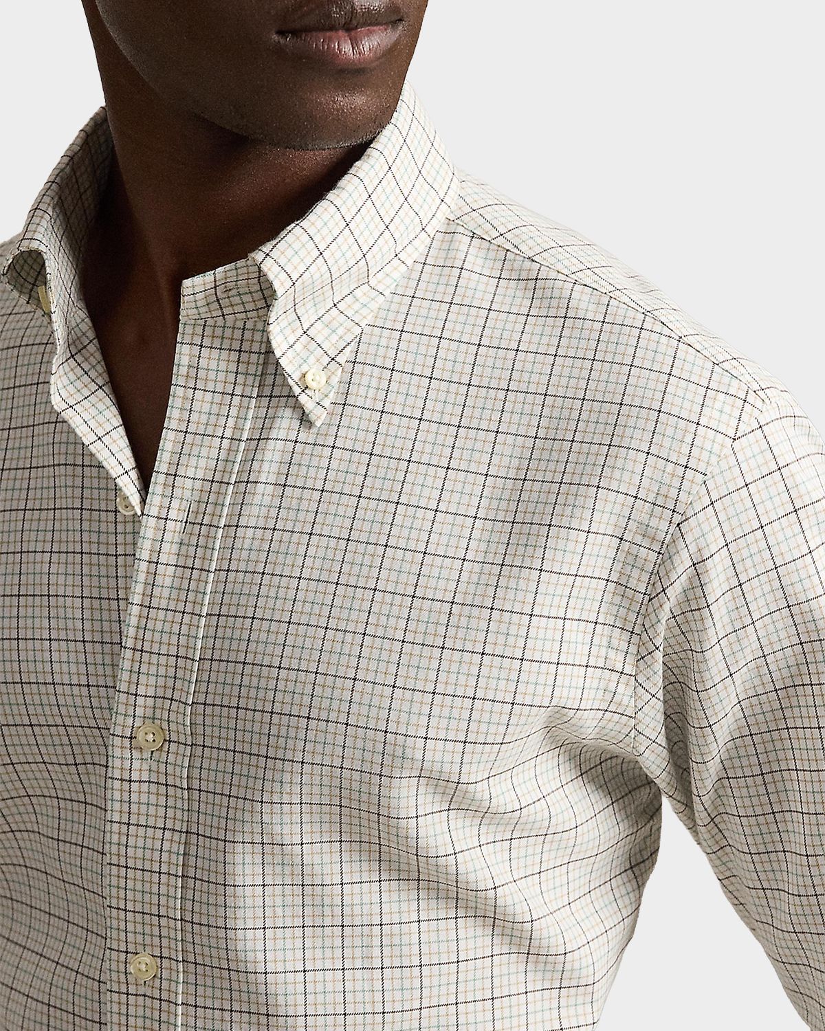 Polo Ralph Lauren en 's Classic Fit Tattersall Twill Sport Shirt | Thumbnail 5